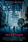 کاور فیلم Inception با نمای شهری پیچیده و چهره بازیگران اصلی