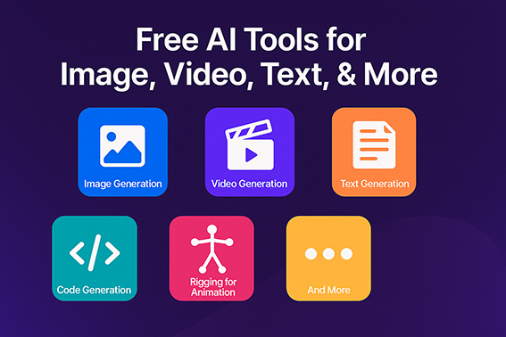 راهنمای کامل بهترین ابزارهای رایگان هوش مصنوعی برای تولید تصویر، ویدئو، متن، کدنویسی و انیمیشن (آپدیت ۲۰۲۵)