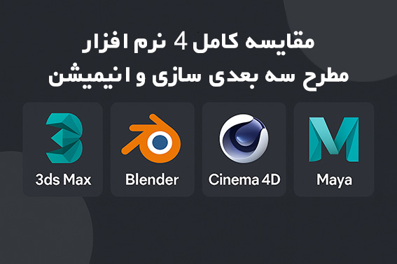 A complete comparison of 4 leading 3D modeling and animation software: 3ds Max, Blender, Cinema 4D and Maya