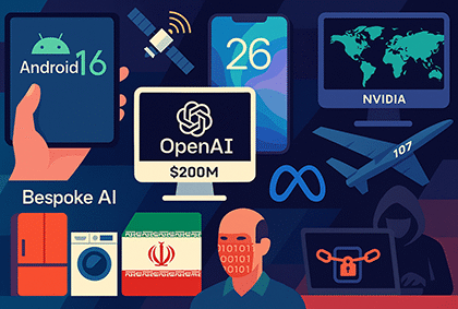 آخرین اخبار تکنولوژی در ایران و جهان از ۲۳ خرداد تا ۱ تیر ۱۴۰۴ - تلفیق هوش مصنوعی، امنیت سایبری، محصولات دیجیتال و بحران‌های فناوری