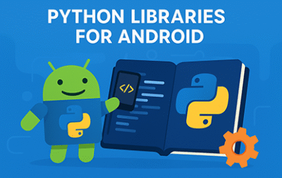 کاور مقاله کتابخانههای پایتون برای اندروید – تصویر مفهومی از اندروید و پایتون برای توسعه اپلیکیشن